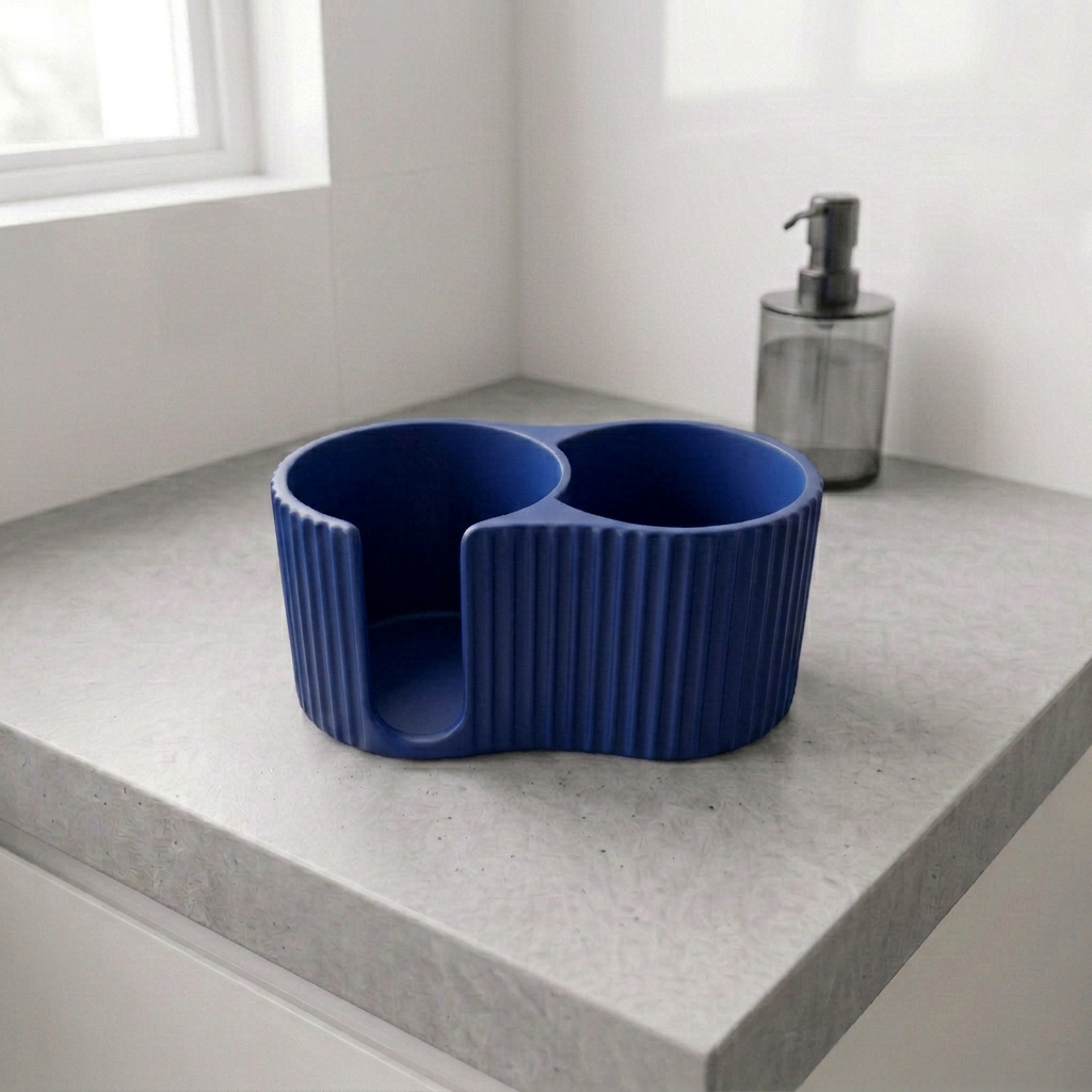 Rangement coton et coton-tiges - Organiseur salle de bain