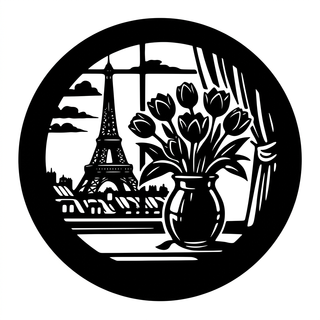 Disque lumineux interchangeable - Motif au choix