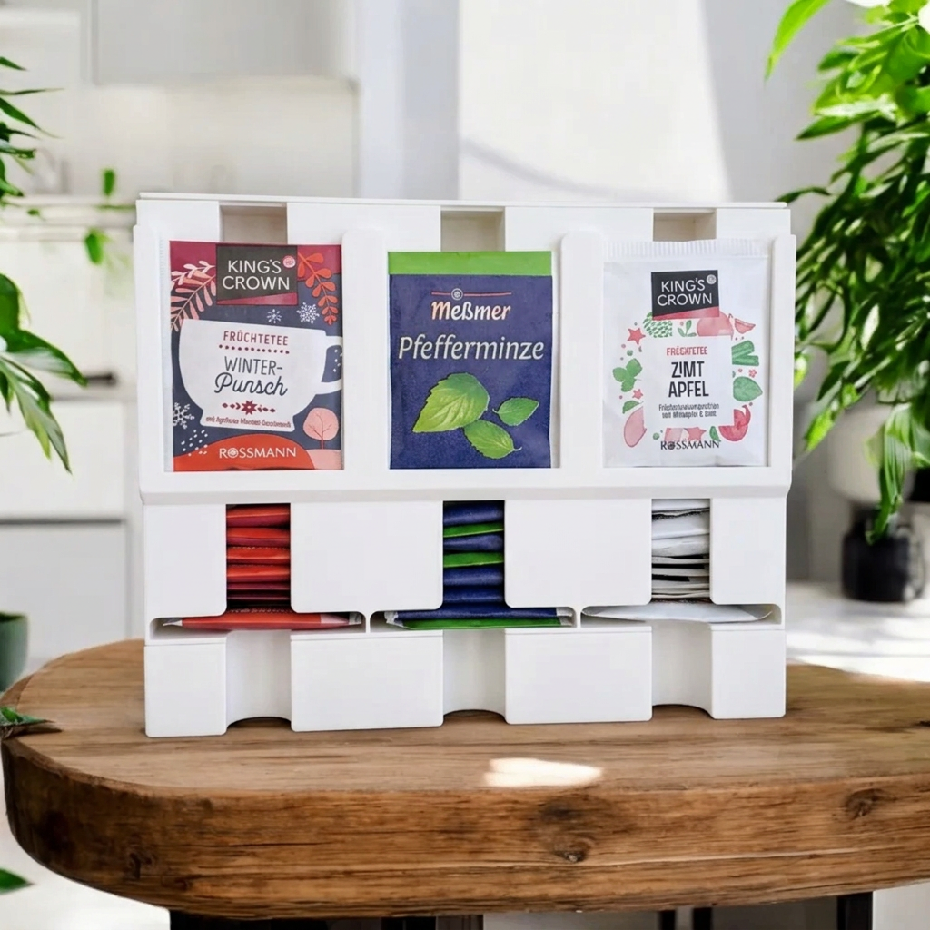 Distributeur de sachets de thé - Rangement organiseur