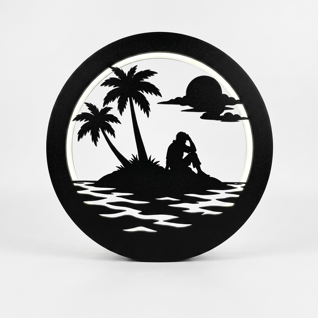 Disque lumineux interchangeable - Motif au choix